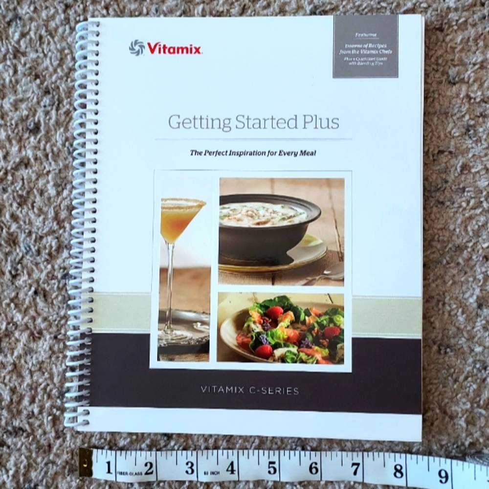 Vitamix C- Series Getting Started Plus Blender Recipes Spiral Cookbook 2014